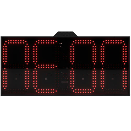 Neon Pace Clock