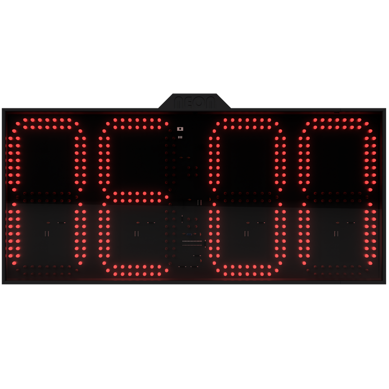 Neon Pace Clock